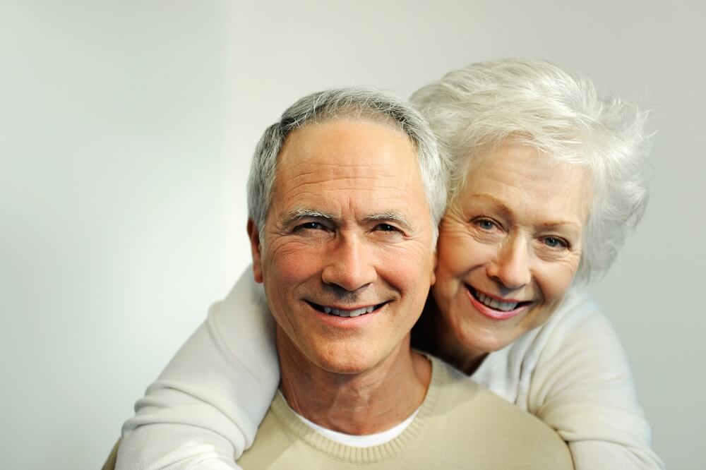 Portrait of an older couple