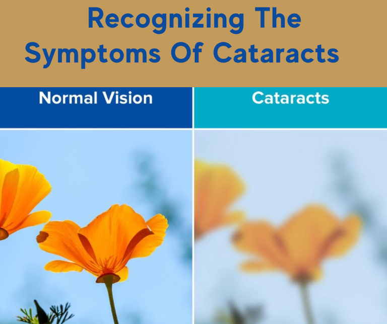 vision with and without cataracts