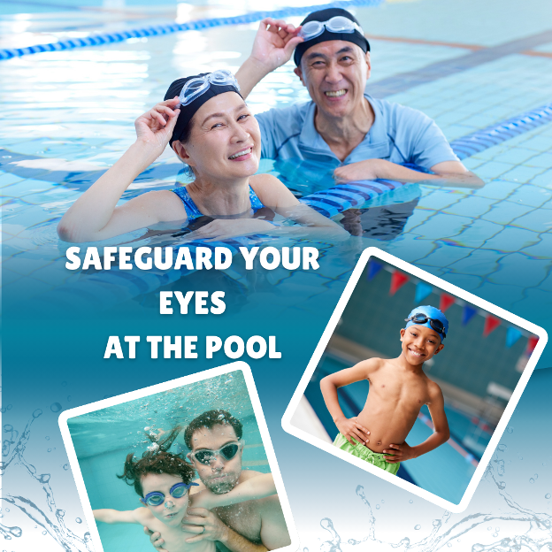 safeguard your eyes at the pool